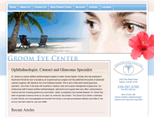 Tablet Screenshot of groomeye.com